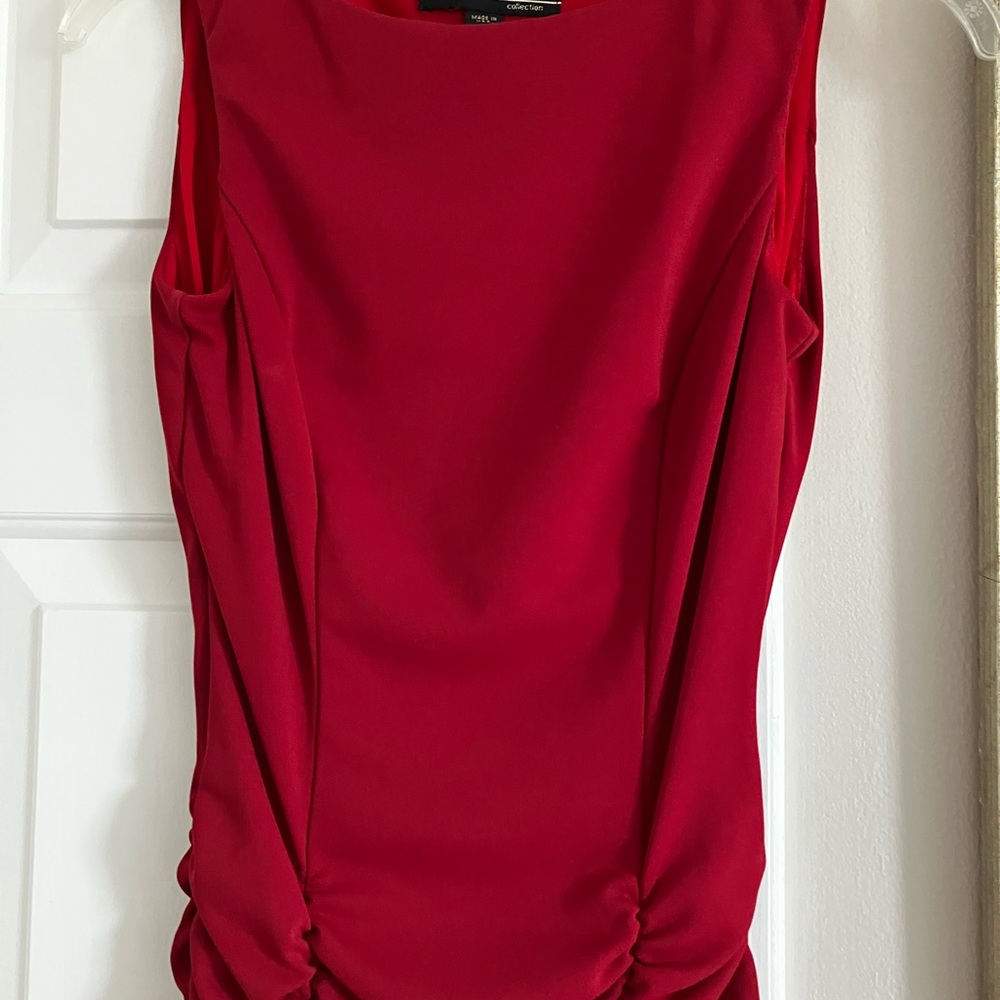 Nicole Miller Red Body Con Dress 👗 - Picture 5 of 8